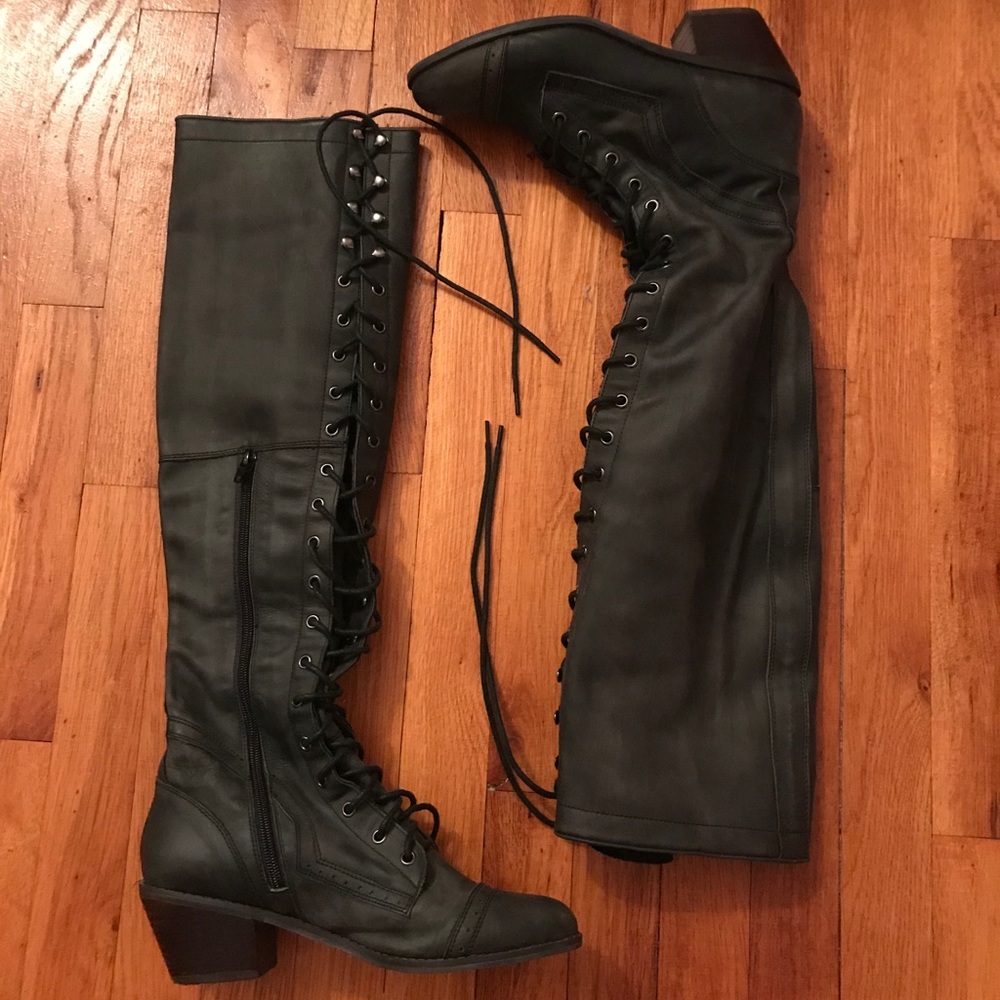 Free People Jeffrey Campbell Joe Lace Up Boot